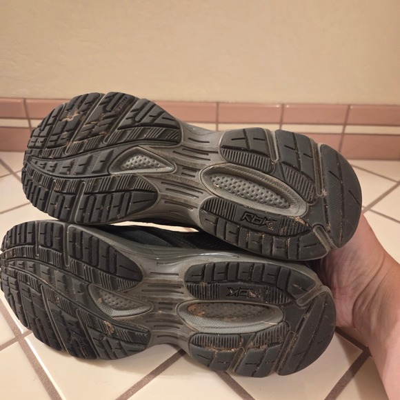 Reebok Premier Trinity Mens Running Shoes Black Grey 1000200060 Size 10.5